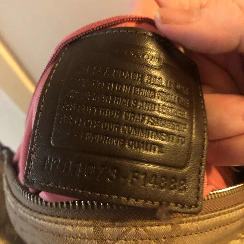€ Coach “Ashley” Sateen Stagecoach Purse- $200 or $180 w/offer